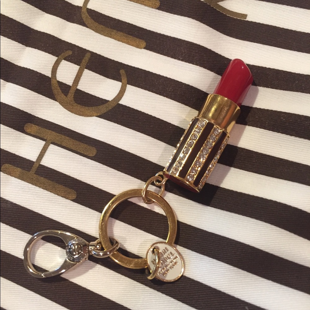 Henri Bendel Lipstick bag charm/ keychain